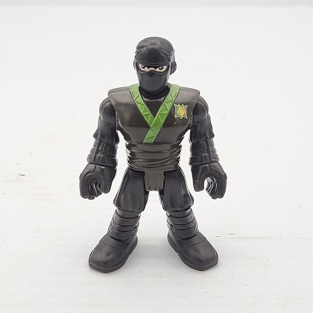 Black Ranger Power Rangers Fisher Price Imaginext Action Figure Ninja